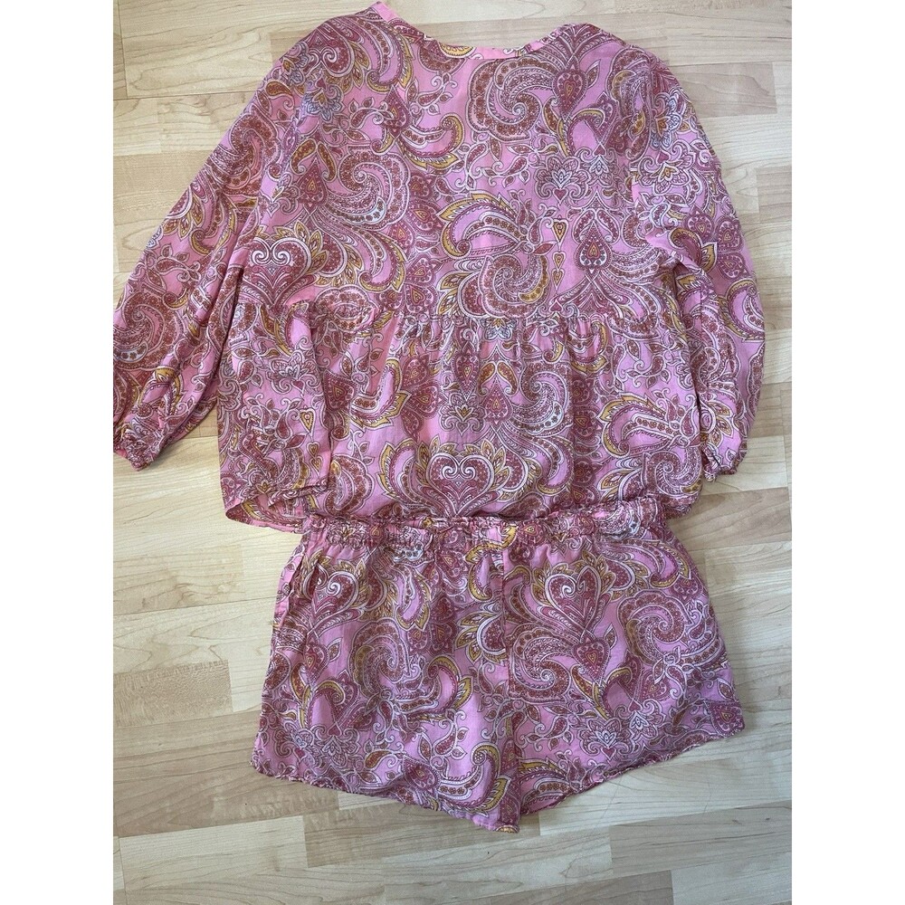 SOMA Women’s Cotton Voile Long Sleeve Pajama Set Size XL - Picture 4 of 13